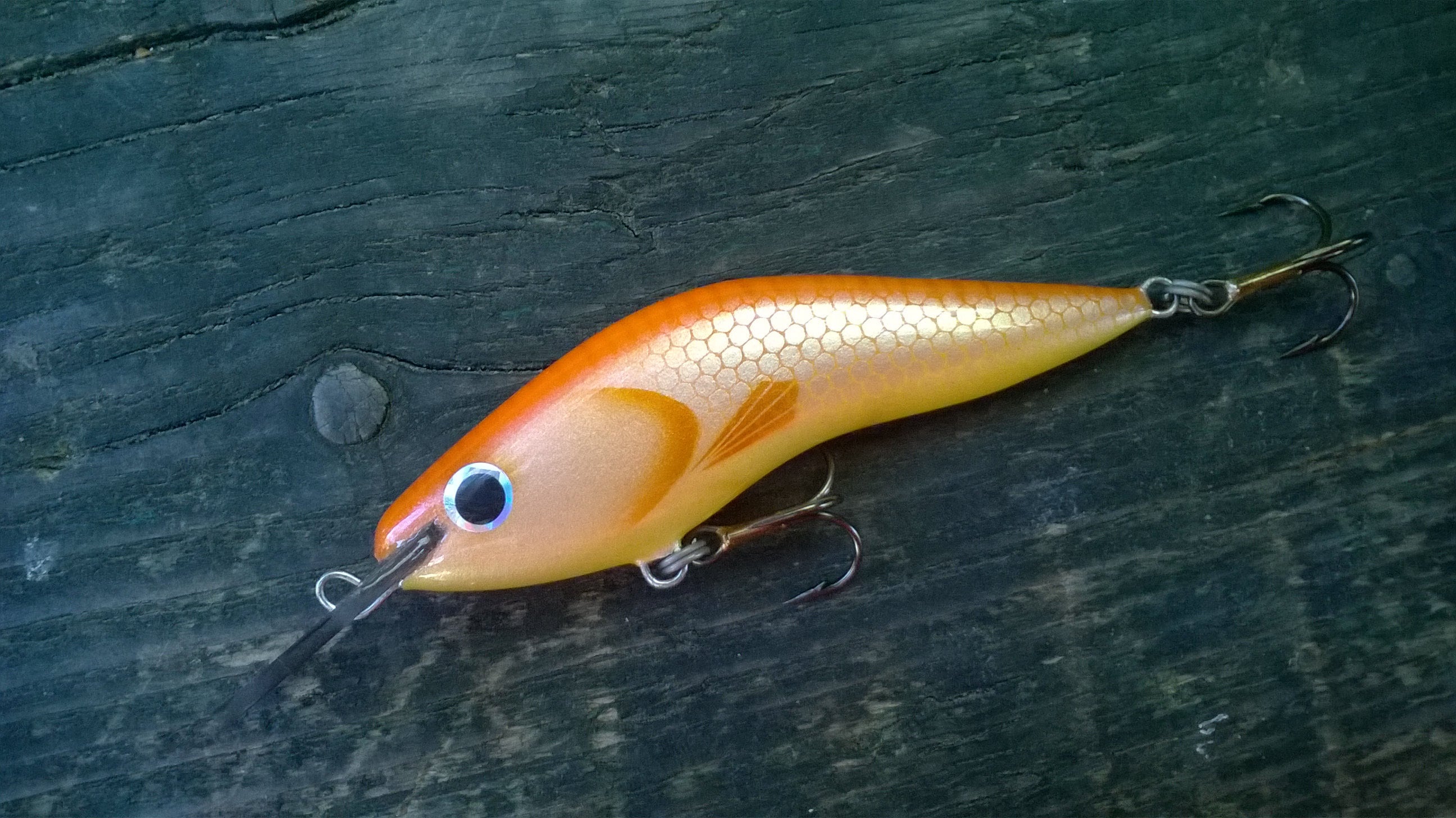 Wooden Fishing Lure Handmade Custom Painted 70mm Etsy