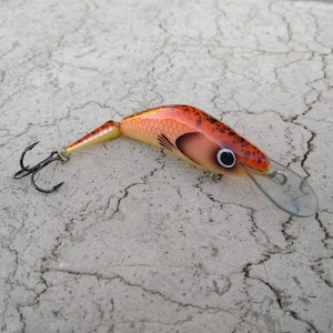 Unique Fisherman Gift Handmade Crankbait Jointed Lure