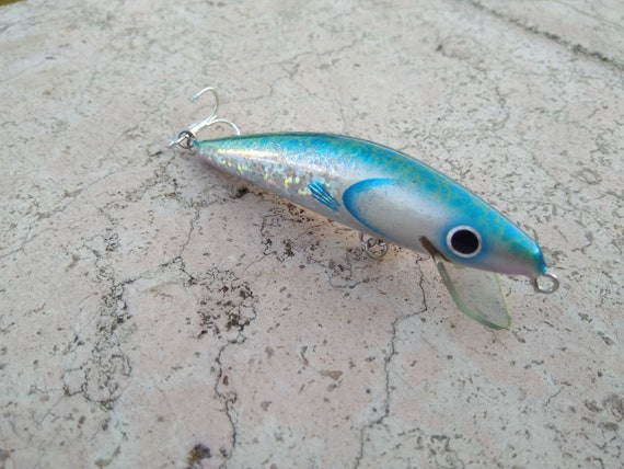 Shallow Runner Handmade Fishing Lure 7cm 2,7inch Blue 