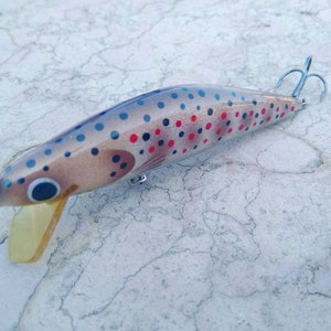 Brown Trout Fishing Lure Restless7 75mm