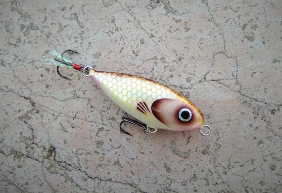 Micro Surface Handmade Wooden Lure Gold 4cm -  Canada