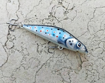 Shalow Runner Handmade Lure Brown Trout 5.5cm (2024)