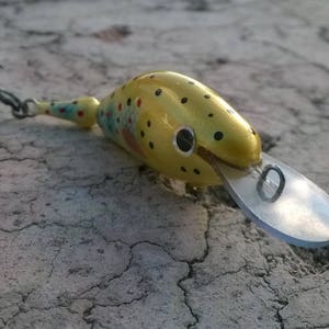 Handmade Fishing Lure, Crankbait Jointed Lure, Painted Wood Lure Arthrum 4 image 2