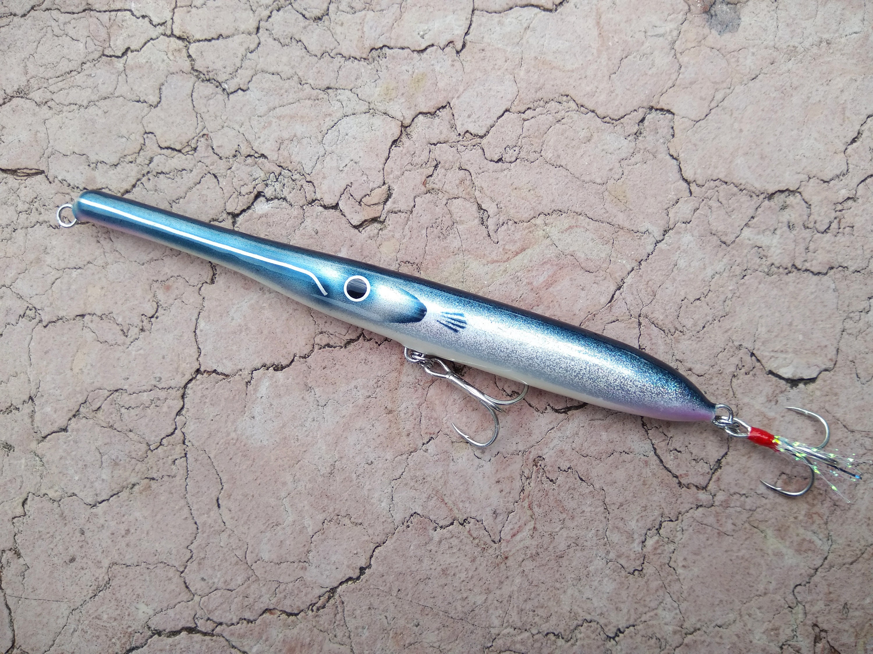 Spasm Needlefish leurre de pêche en eau salée Gris 15cm - France