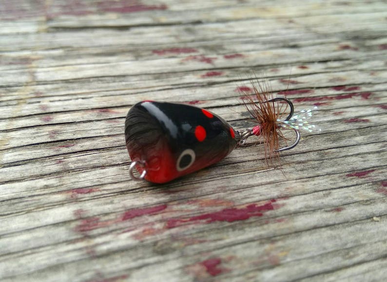 Micro Popper Lure / Wooden Handmade Custom Lure Etsy