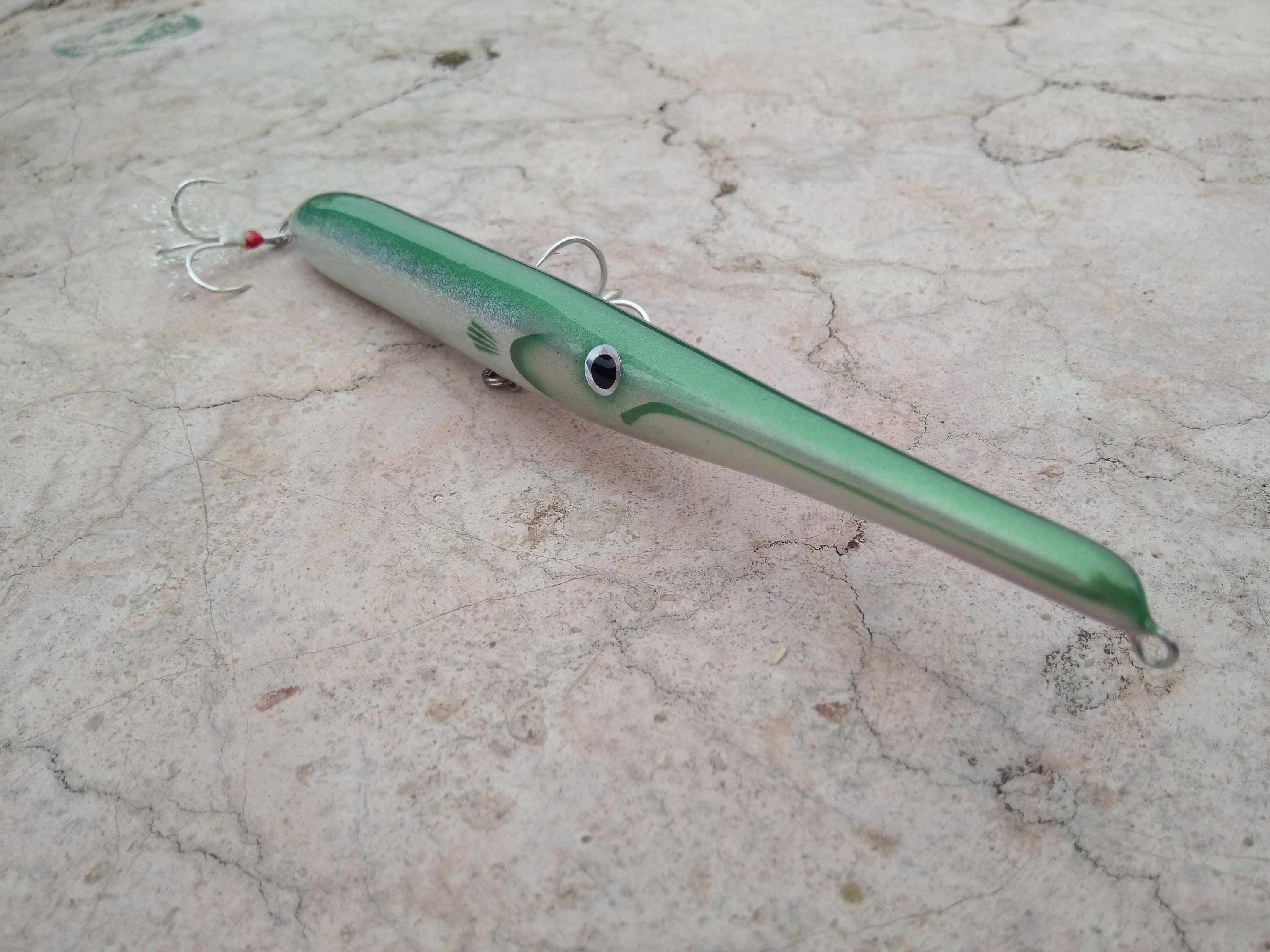 Spasm Needlefish Saltwater Fishing Lure Green 15cm/6inc 