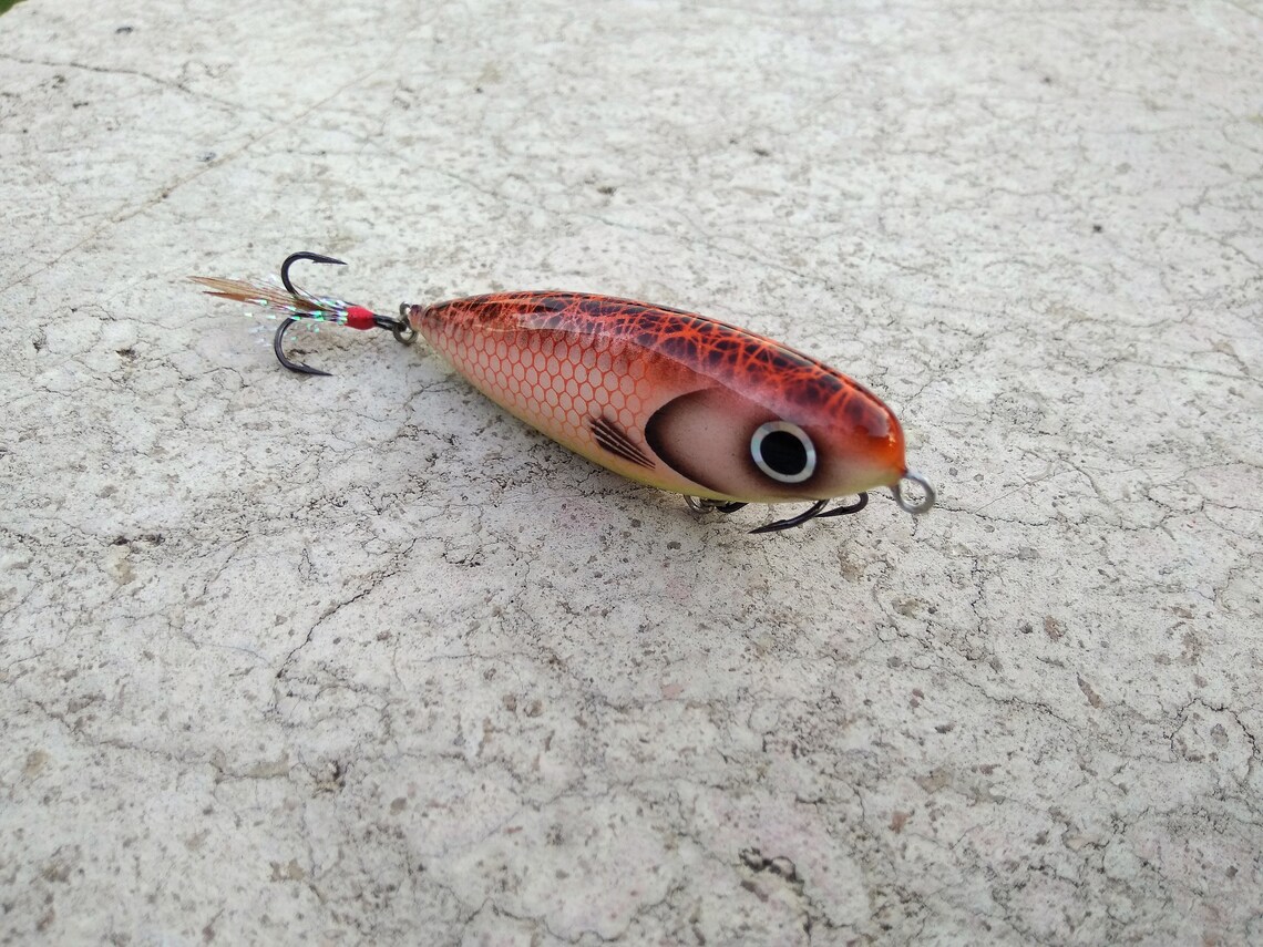 Handmade Balsa Surface Fishing Lure 6cm Etsy
