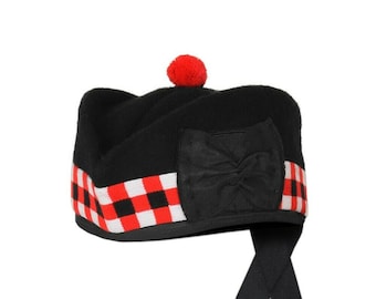 Tartan Military Hat - Etsy