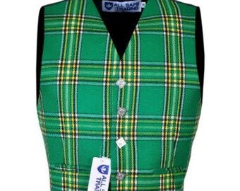 Irish Tartan Vest - Etsy