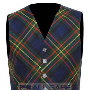Maclaren Tartan Kilt Vest, Scottish Highland Waistcoat