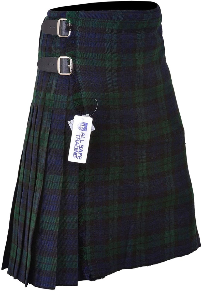 Scottish Boys,Girls Tartan Kilt,Black Watch Light Weight Child's Scottish Kilt,Kilt for babies/children, Scottish Costume for kids image 2