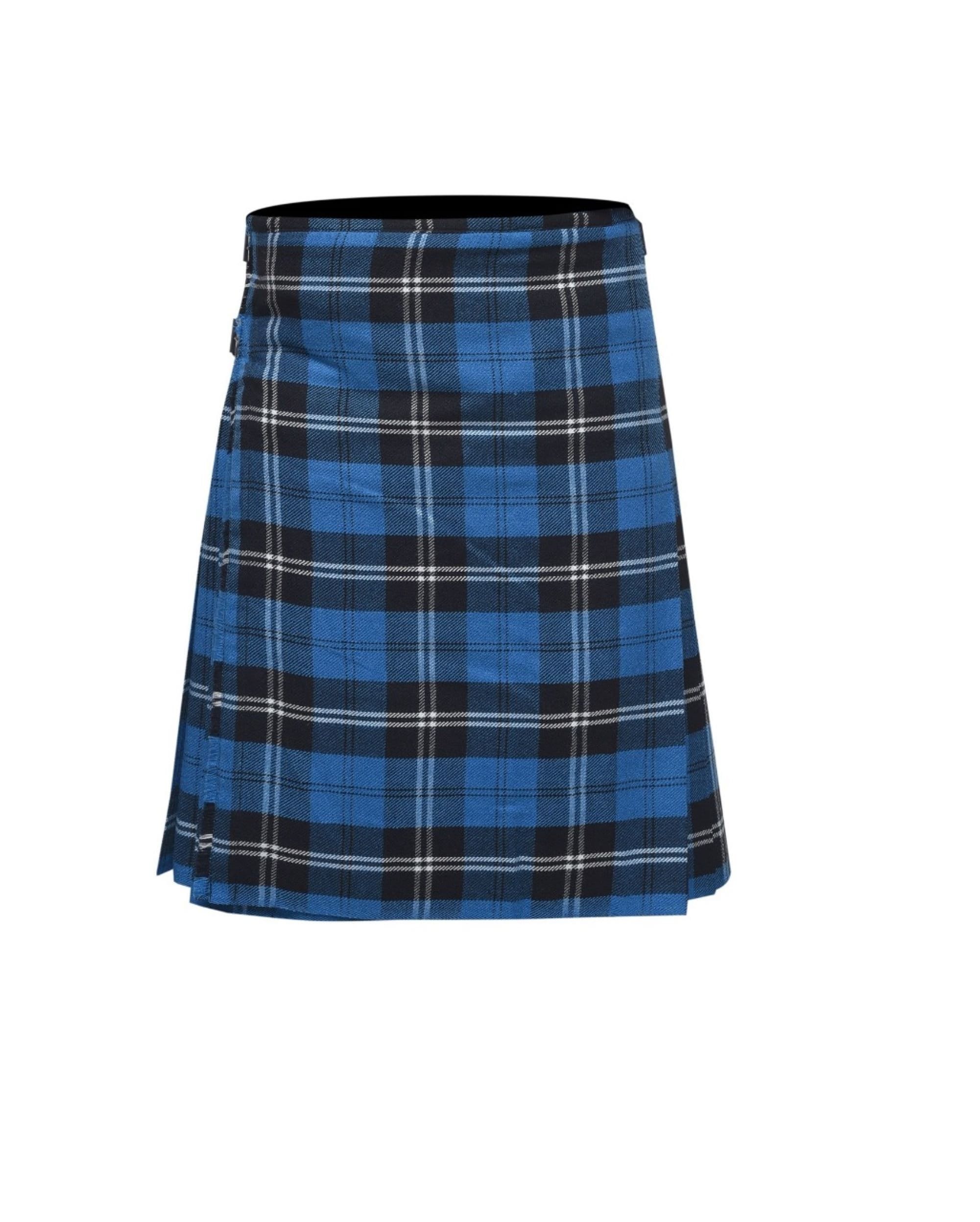 Blue Ramsay Tartan Kilt, Child's Scottish Costume