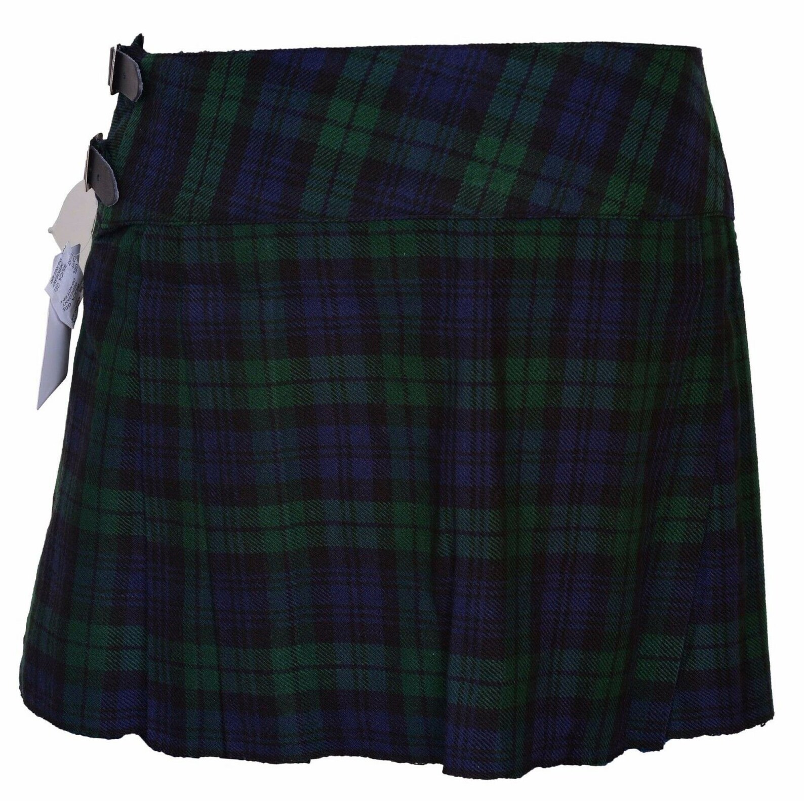 Ladies Tartan Pleated Billi Kilt Skirtblack Watch Scottish - Etsy