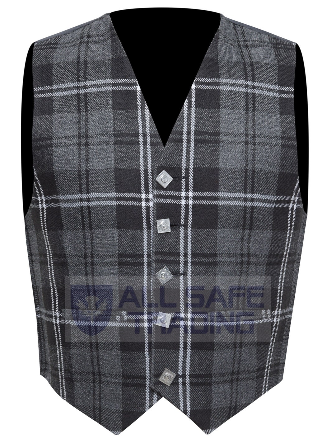 Clearance Sale! Scottish/irish Formal Straight Pattern Granite Tartan