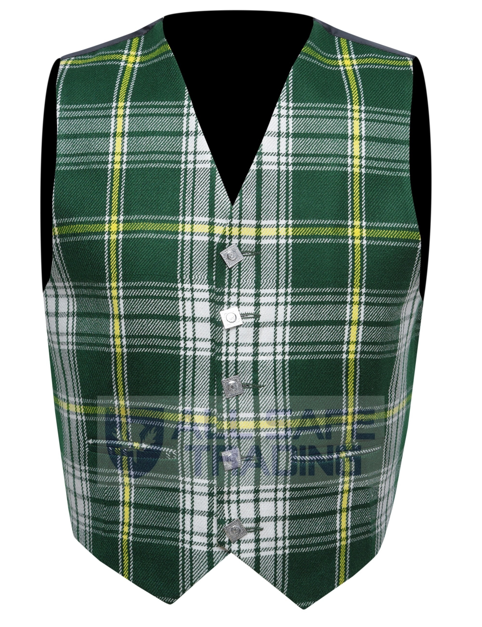 Mens Tartan Vest Etsy