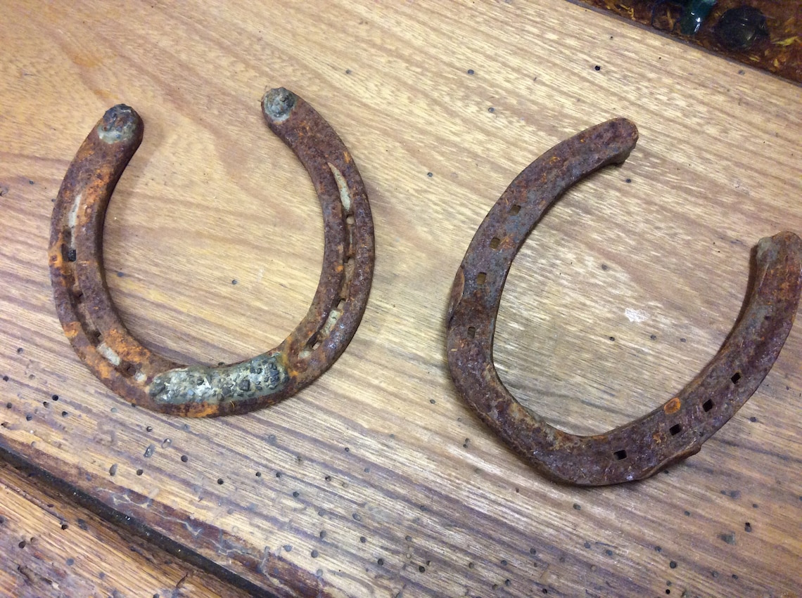 AUTHENTIC AMISH HORSESHOES buy 3 Get One Free Option Lucky Old Rustic