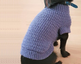 Nori Crochet Dog Sweater Pattern: Easy Pet Clothes (Size Small) (PDF Pattern)
