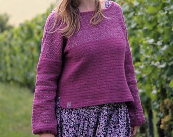 Heather Crochet Sweater Pattern, Easy Basic Pullover Jumper, Beginner Friendly, Oversized, Size XXS-XXL PDF