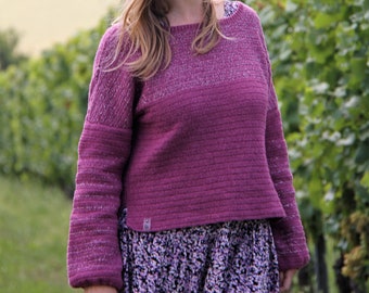 Crochet jumper pattern Heather Size XXS-XXXL, Row by row basic sweater, Plus size sweater, Pullover pattern, Easy crochet pattern