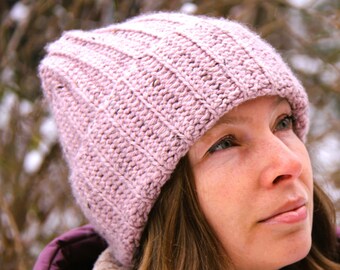 Crochet beanie hat pattern Reykjavik Size Toddler/Child/Teen/Adult, Crochet ribbed slouchy beanie, Easy crochet tuque, Mens beanie hat