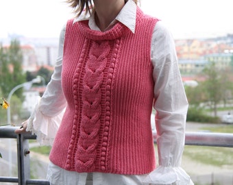 Crochet top pattern Three Cities Size S-3XL, Sleeveless stripe top, Tank top pattern, Crochet sweater, Ribbed top, Crochet cable pattern