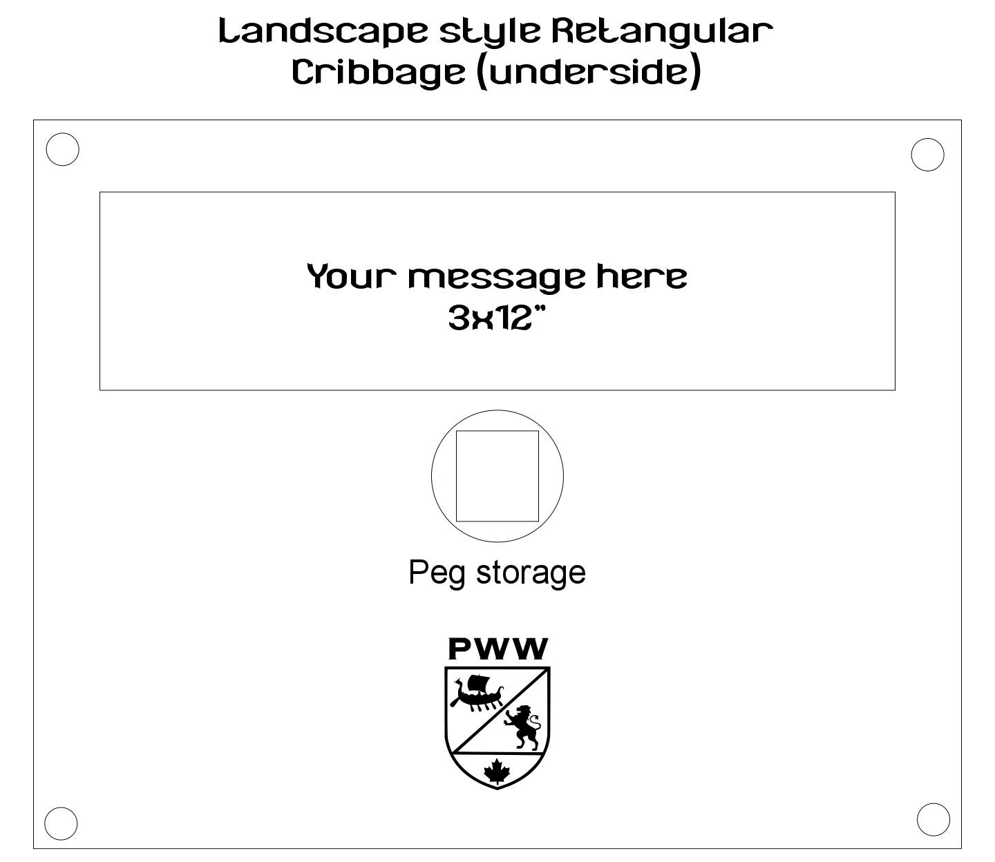 Lord of the Rings Rectangular Cribbage Board the Lonely Etsy Canada