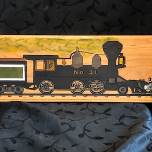 Back to the Future III Train Sign ~ Delorian ~ Makes a Perfect Gift! - Handmade in Canada