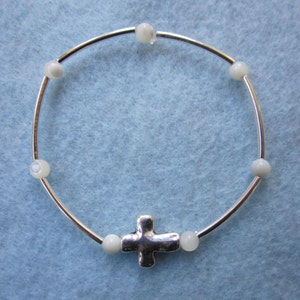 First Communion Bracelet - Communion Bracelet - Bracelet with Cross - Girls&#39; Communion Bracelet - Girls&#39; Christian Bracelet