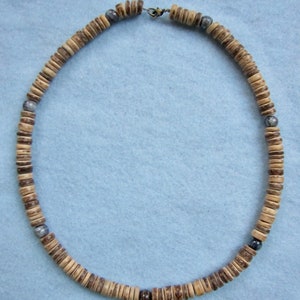 Men/Women&#39;s Wooden Choker - Men&#39;s Wooden Necklace - Surfer Wooden Choker - Wooden African/Tribal Choker - Wooden Jewelry