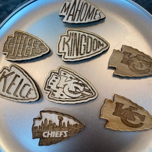 Kansas City Chiefs Super Bowl LIV 54 Champions Football Logo Type Die-cut  MAGNET