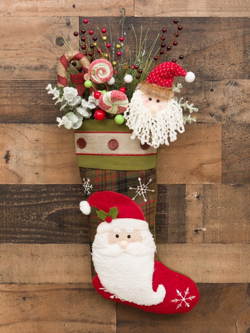 Christmas Stocking for Door Christmas Door Stocking  Etsy