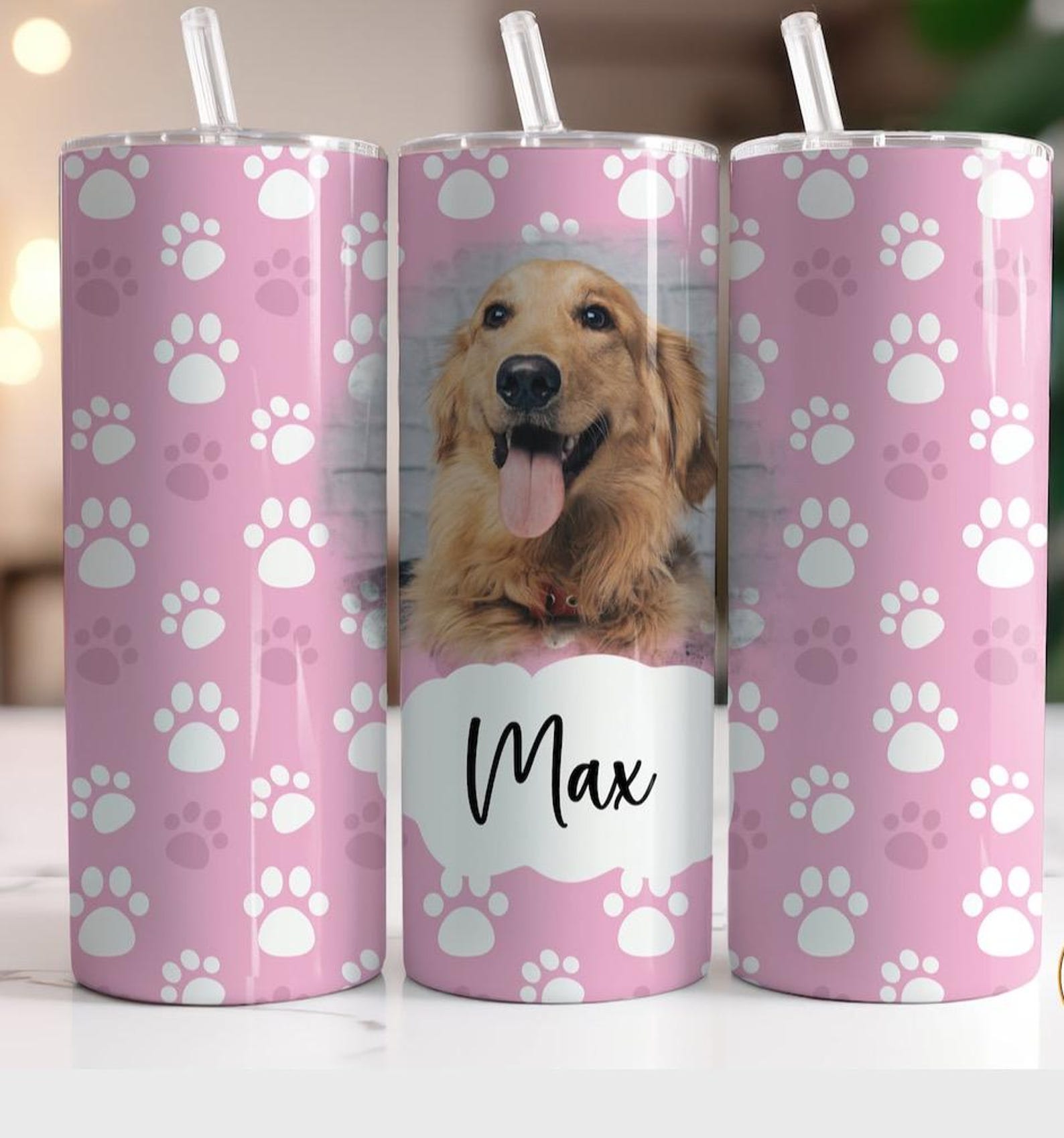 Full-time Dog Mom Ver 2 - Personalized Custom Tumbler
