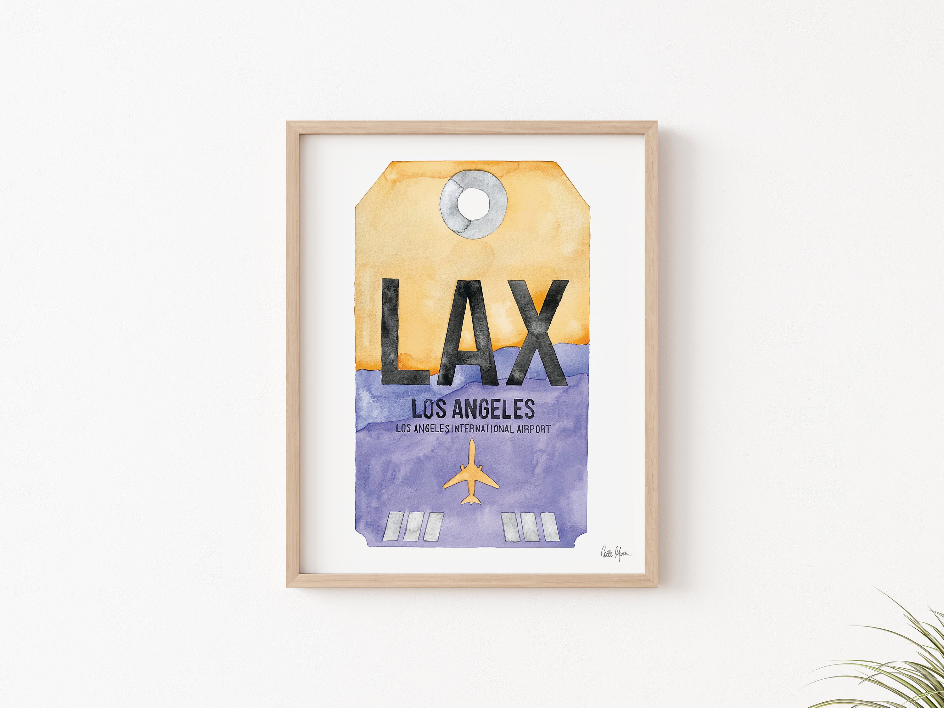 Lax Airport Poster - Etsy