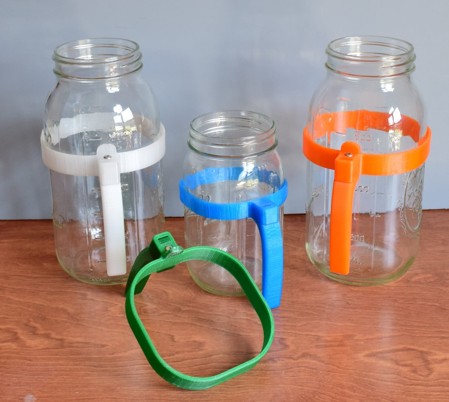 AddOn 3D Printed Large Mason Jar Handle Custom Colors Etsy