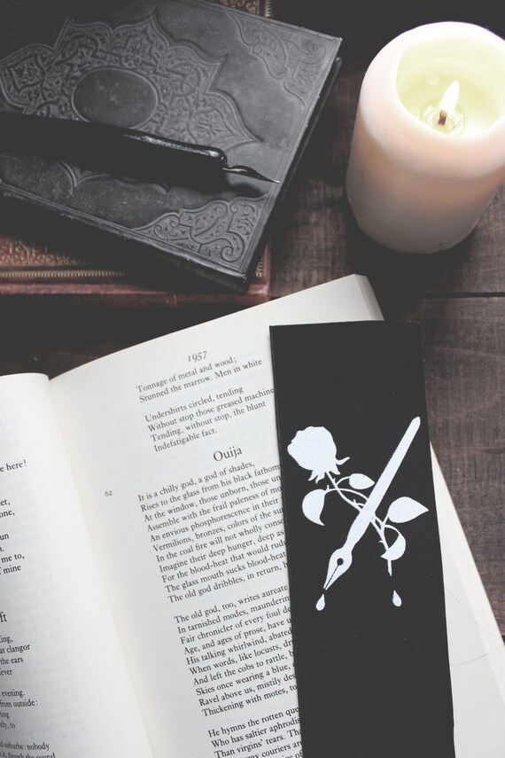 Les Fleurs Du Mal Patch Bookmarkrose Patch Bookmarkpoet Patch Bookmarkbookworm Patch Bookmark