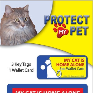 Carte portefeuille d’urgence et porte-clés - Cat