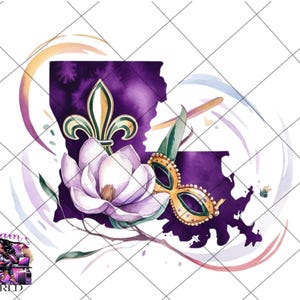 Vibrant Mardi Gras PNG