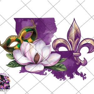 Colorful Mardi Gras PNG | Fun Party Designs for Creative Projects | 300 DPI