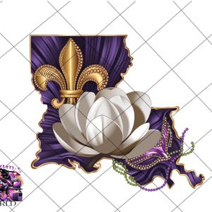 Vibrant Mardi Gras Beads & Masks PNG | Festive Digital Design | 300 DPI, Transparent Background