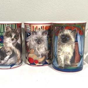 Kitten theme Mugs 1998 Ruth Parry design England - Choice of 3