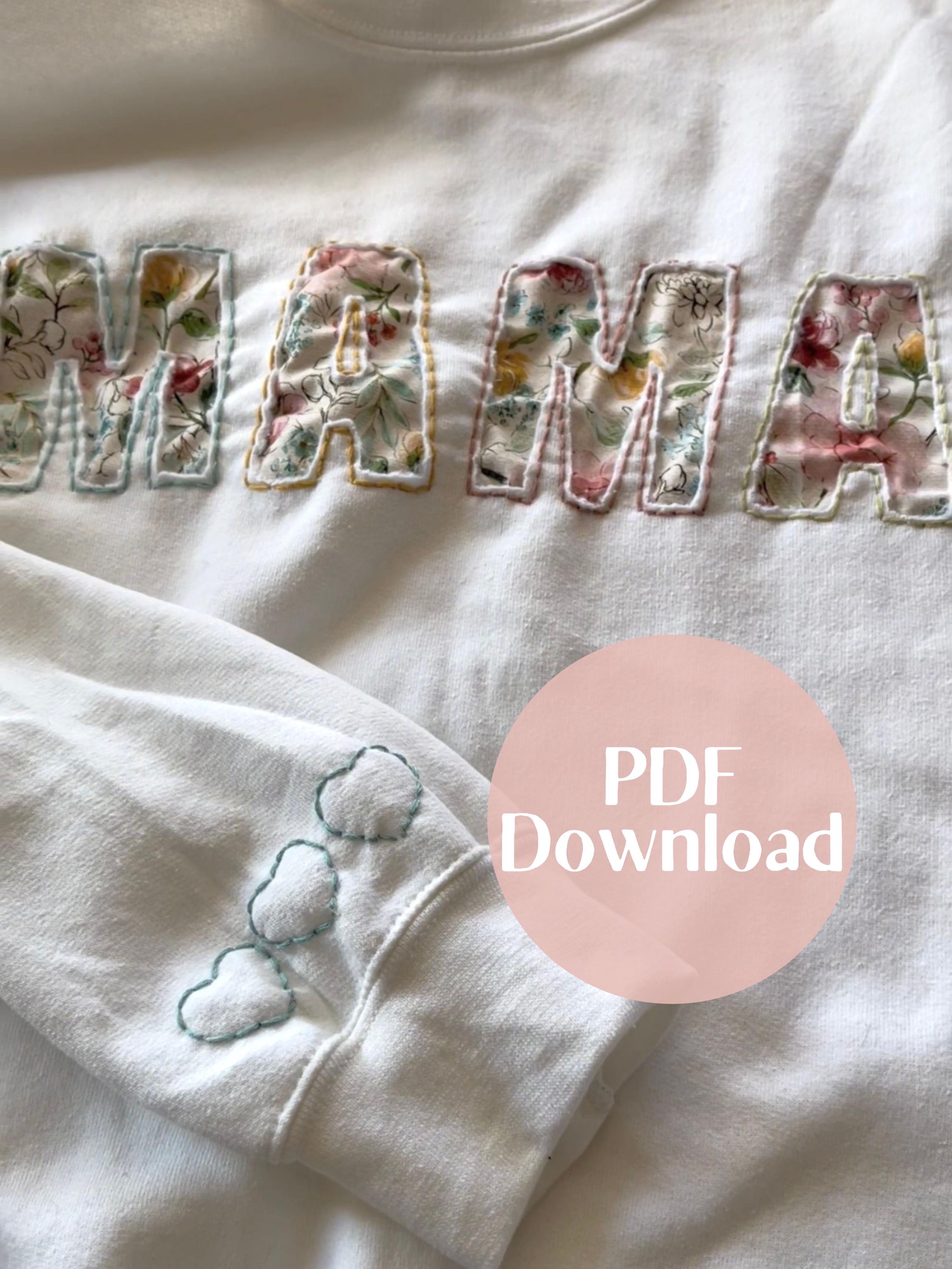 Pattern Mami Mama Embroidery Pattern: Beginner DIY Project (PDF Pattern) - Etsy