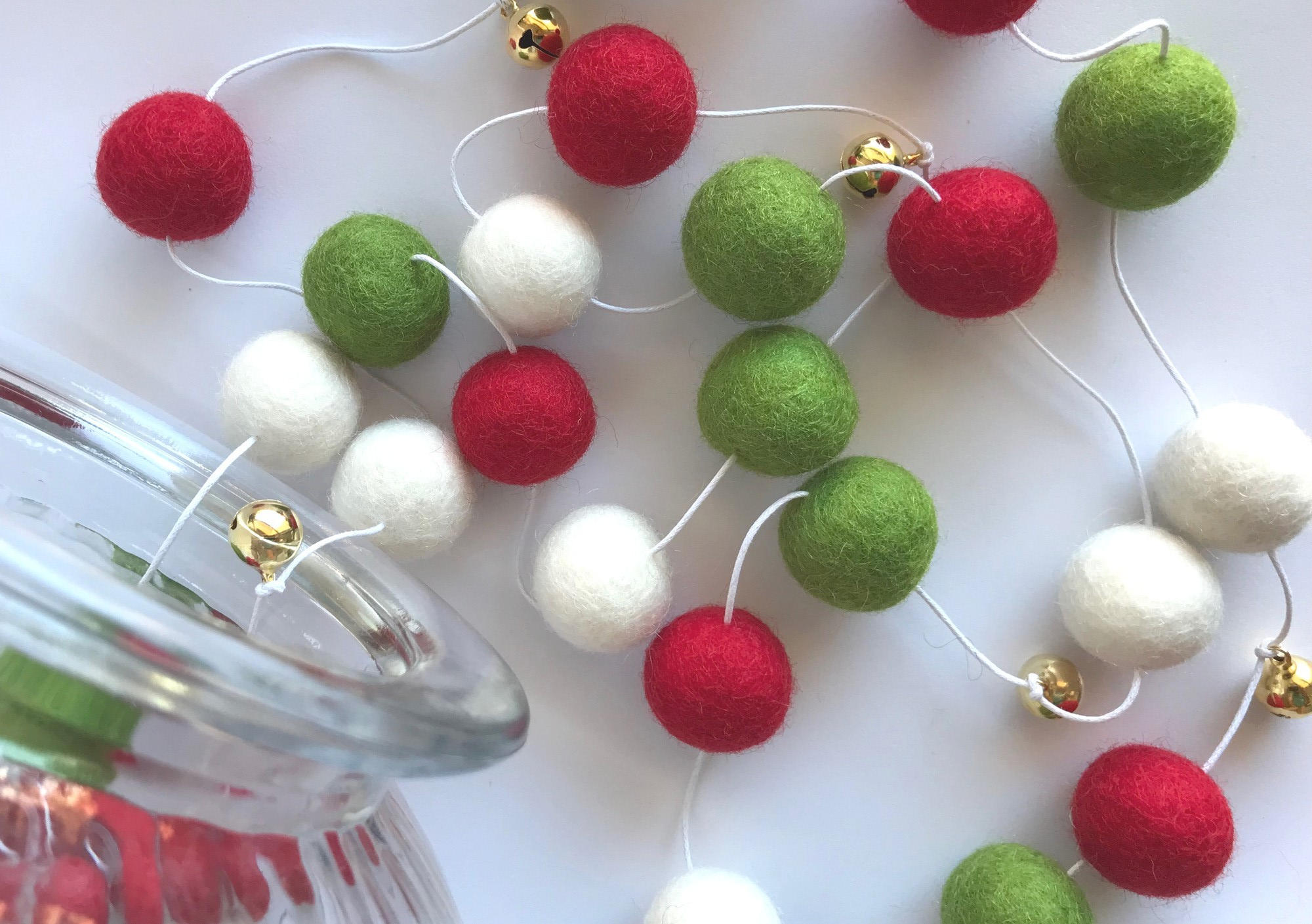 Weihnachts-Dekor Weihnachten Girlande Weihnachten Filz | Etsy