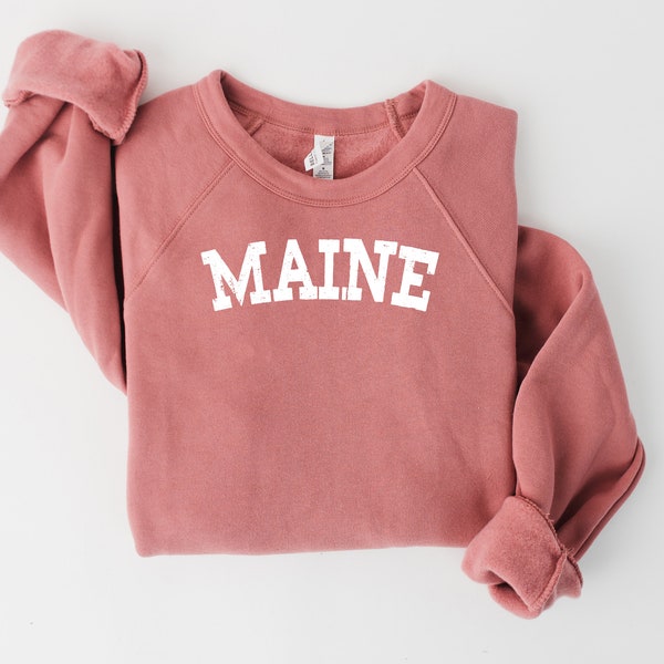 Maine Sweatshirts Women Etsy