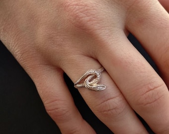 Snake ring,Sterling silver snake ring