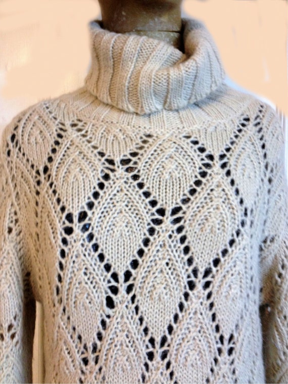 Cream Alpaca sweater, Alpaca jumper