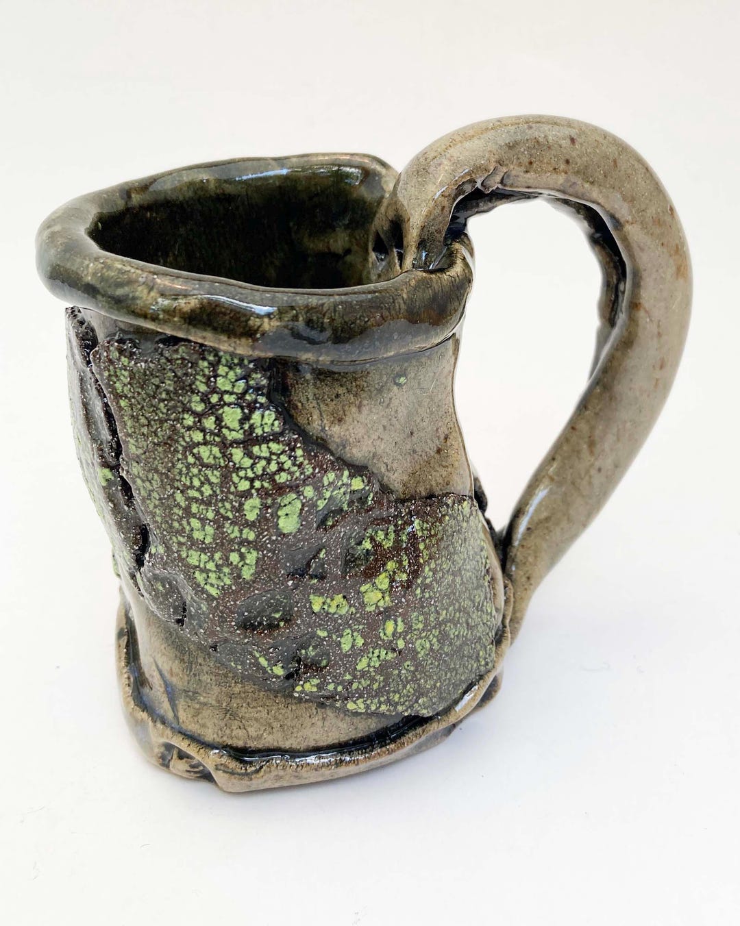 Rustic Cups Rustic Mug, 5 Oz Stoneware Pottery, Primitive Cup - Etsy