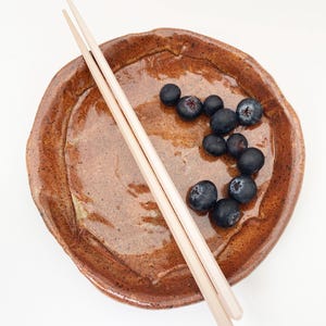 Rustic Sushi Plate, Brutalist Pottery Small Asymmetrical OOAK Soap Dish, Unique Pottery, Blate