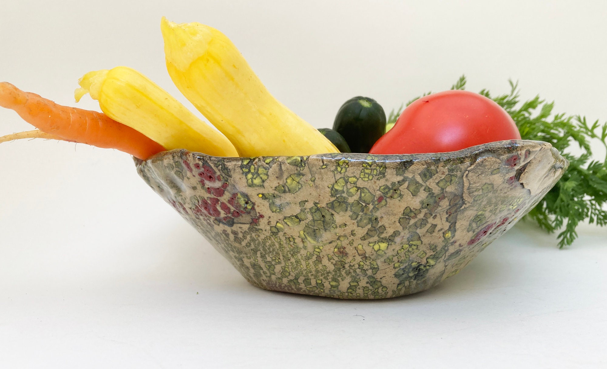 Wabisabi Glass Salad Bowl - texxture