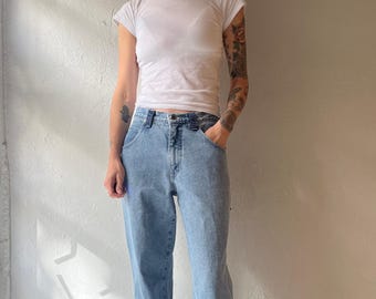 Vintage 90s 'Guess' Baggy Fit Cargo Jeans / Made in USA / 29