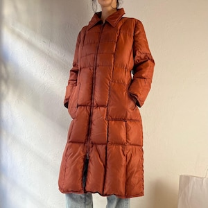 80s/90s ‘Sears‘ Orange-Puffermantel / Small